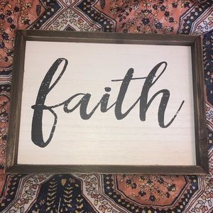 Faith farmhouse sign